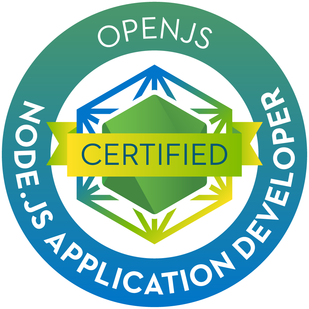 OpenJS NodeJS Application Developer Certification