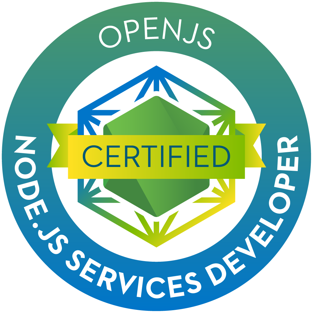 OpenJS NodeJS Services Developer Certification